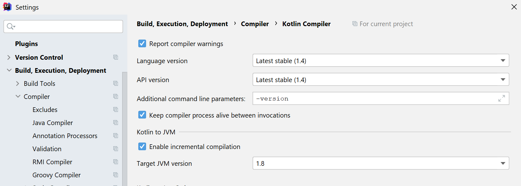 kotlin-compiler-setting