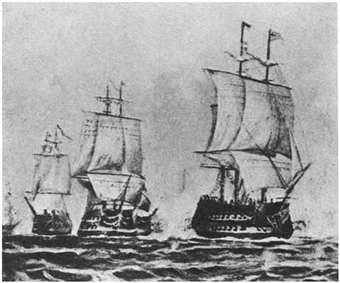 「古風ナル艦隊」のキャプション付きの図