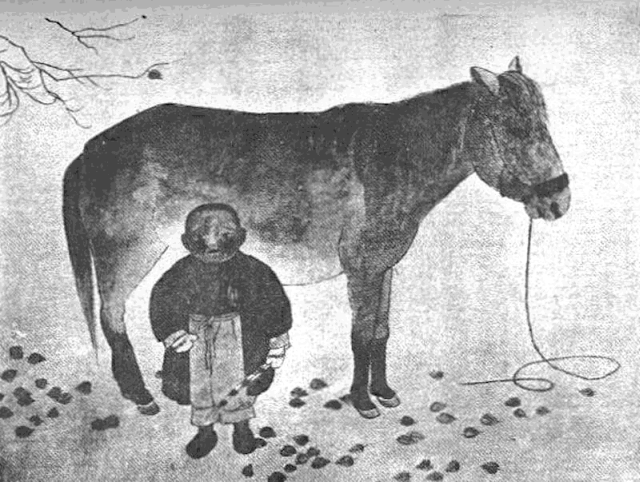 「木曾馬」のキャプション付きの図