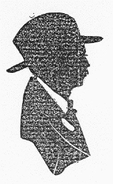 切り絵の肖像の挿絵