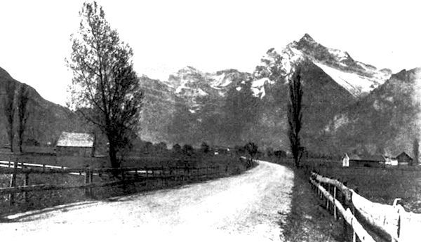 「●ウェーゼンよりグレールニッシュを望む」のキャプション付きの写真