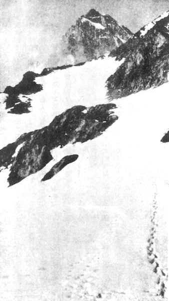 「●シュトラールエックより仰ぐグロース・シュレックホルン」のキャプション付きの写真