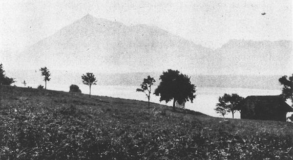 「●ヒルテルフィンゲンよりニーセンを望む」のキャプション付きの写真