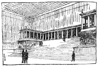 「第九圖　ベルリン博物館ベルガモン彫刻室」のキャプション付きの図
