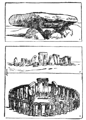 「第三十二圖　巨石記念物」のキャプション付きの図