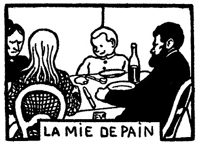 パンのかけらの挿絵