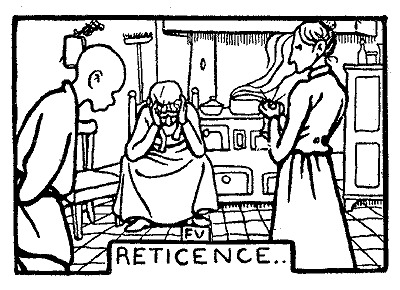 知らん顔の挿絵