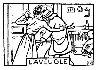 盲人の挿絵