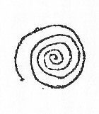 渦巻きの絵