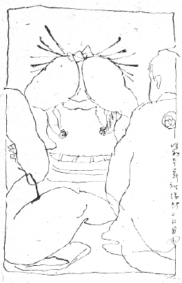 「昭和廿一年秋場所二日目」のキャプション付きの図