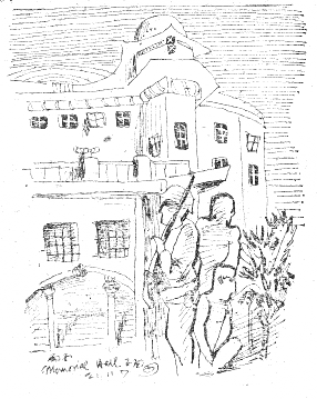 「今のメモリアル・ホール」のキャプション付きの図