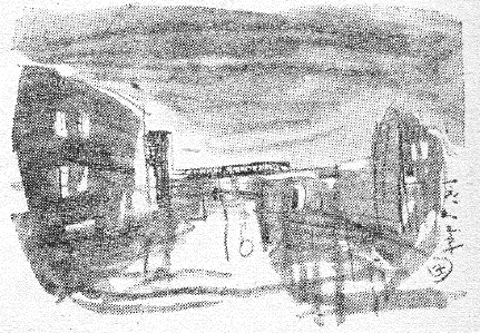 数寄屋橋夜景の図