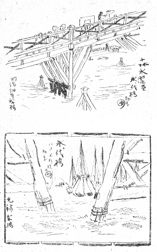 永代橋の橋脚の図