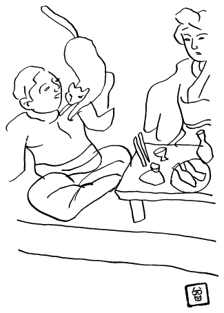 リヽーと庄造の挿画