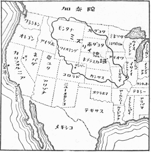 ミズリイ河流域の図