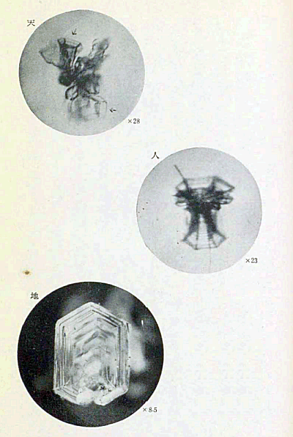 「コップ型の氷の結晶」のキャプション付きの図