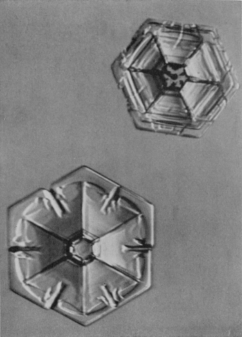 口絵の雪の結晶写真