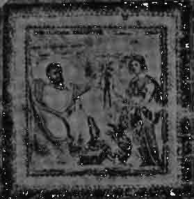 「第31図 ガレノスと婦人の患者」のキャプション付きの図