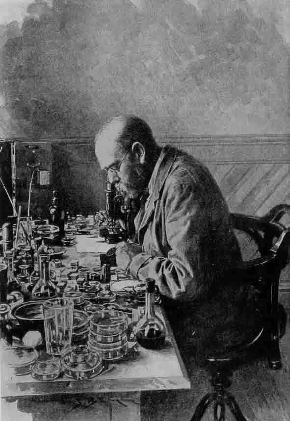 「第105図 ローベルト・コッホ」のキャプション付きの図