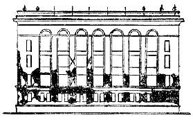 「東京會館の破壞」のキャプション付きの図