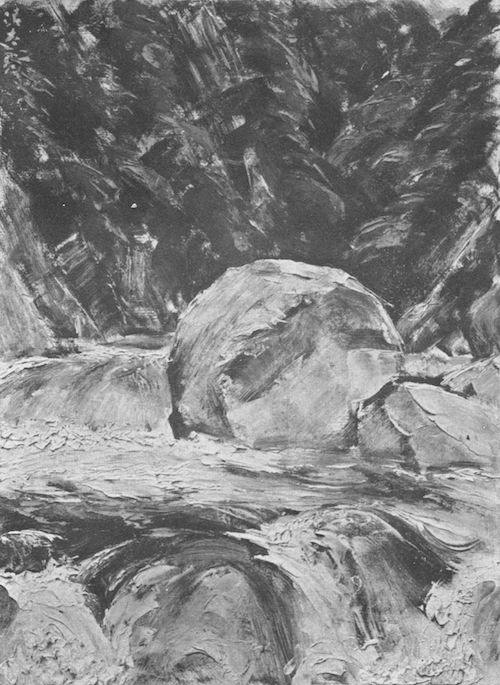 「黒部谷底(折尾にて)」のキャプション付きの挿図