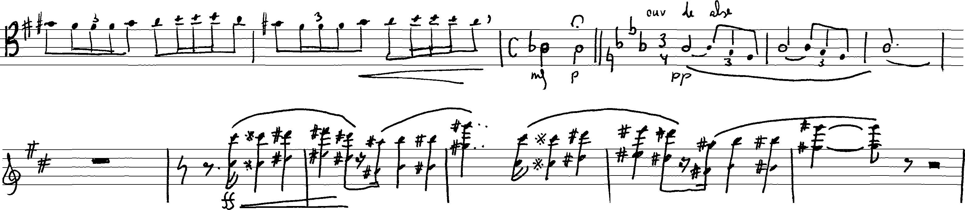 Example of the Baro Single Stave dataset