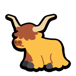 SAP Highland Cow standard sprite