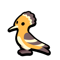 SAP Hoopoe Bird standard sprite