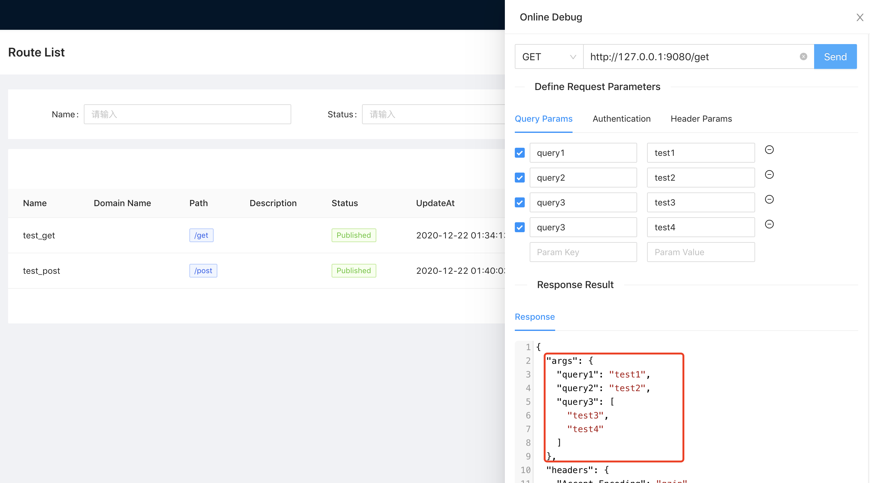 route-debug-query-params