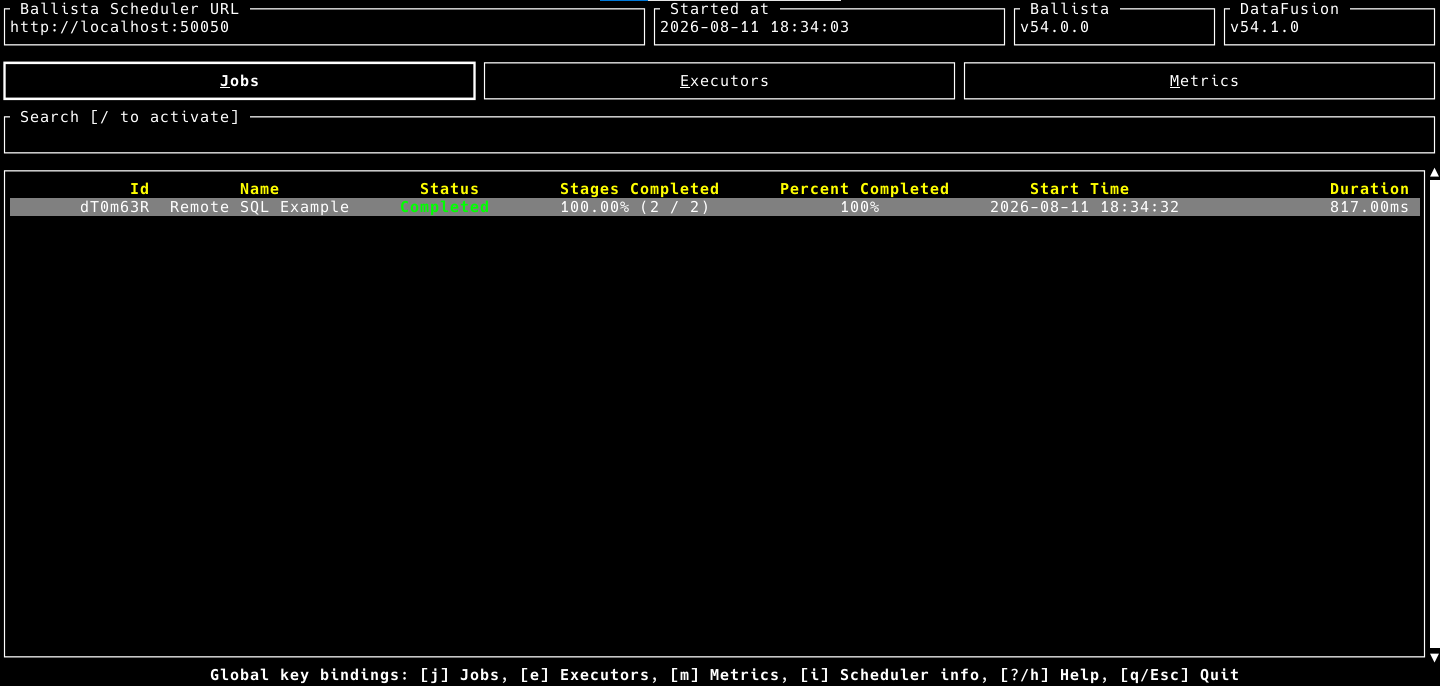 Ballista Web TUI