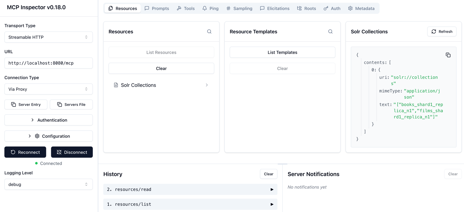 MCP Inspector Resources