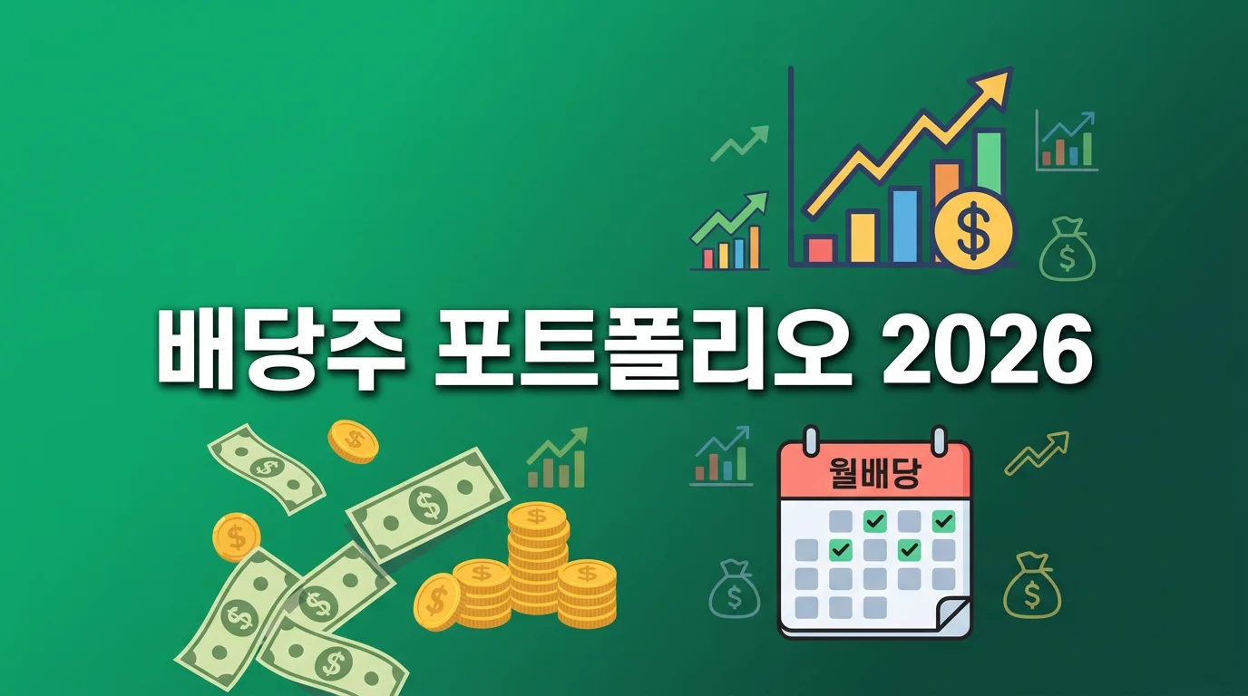 배당주 포트폴리오 2026 월배당 만들기 완벽 가이드 썸네일