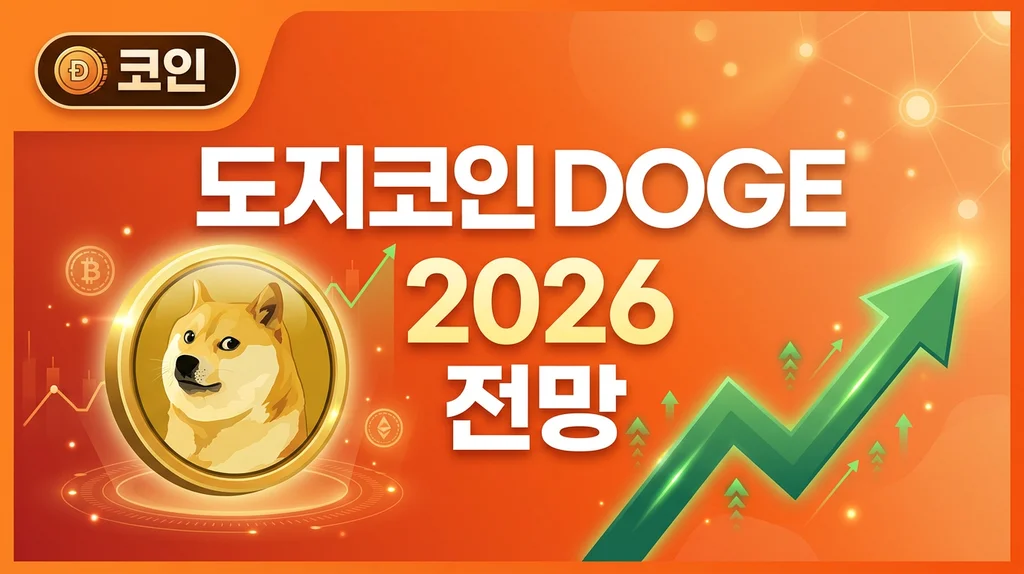 도지코인 DOGE 2026 시세 전망 인포그래픽 도지코인 DOGE 2026 전망