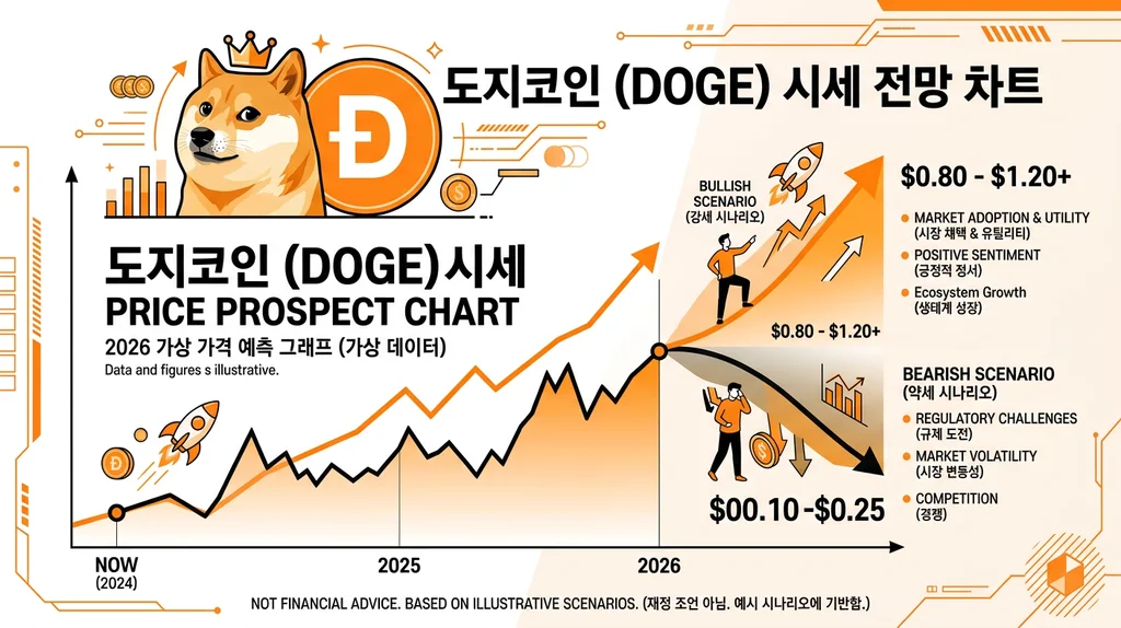 도지코인 시세 역사와 2026 가격 예측 차트 도지코인 DOGE 2026 전망