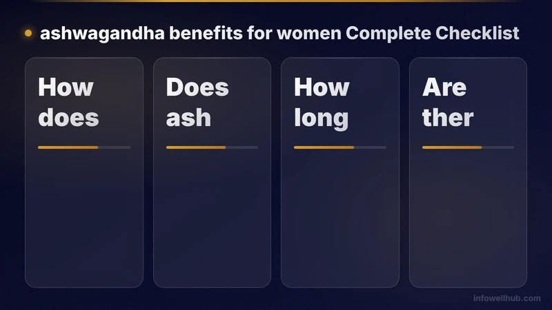 ashwagandha benefits for women checklist guide 2026