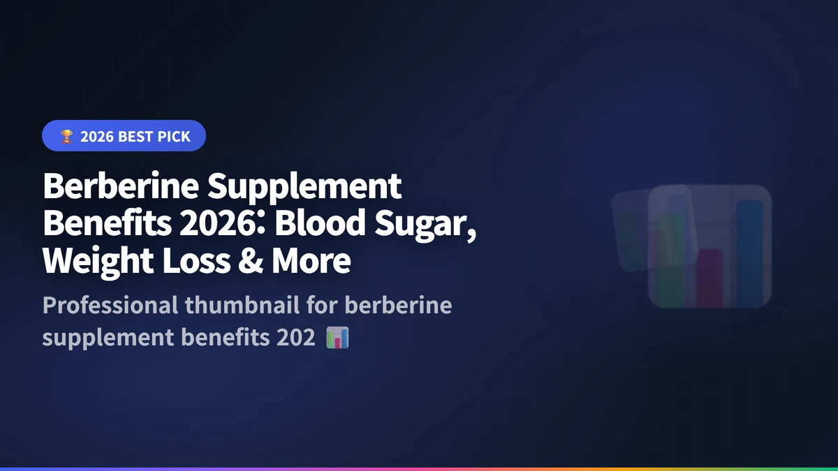 berberine supplement benefits 2026 guide 2026