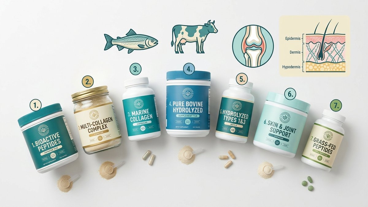 best collagen for women over 50 infographic 2026