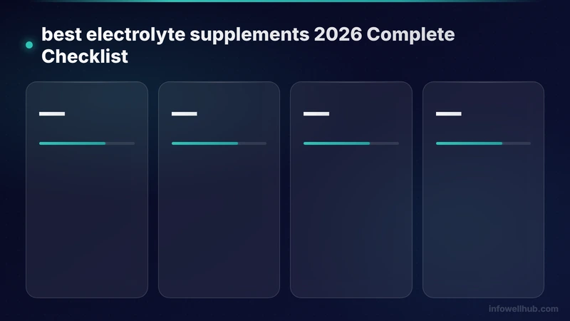 best electrolyte supplements 2026 checklist guide 2026