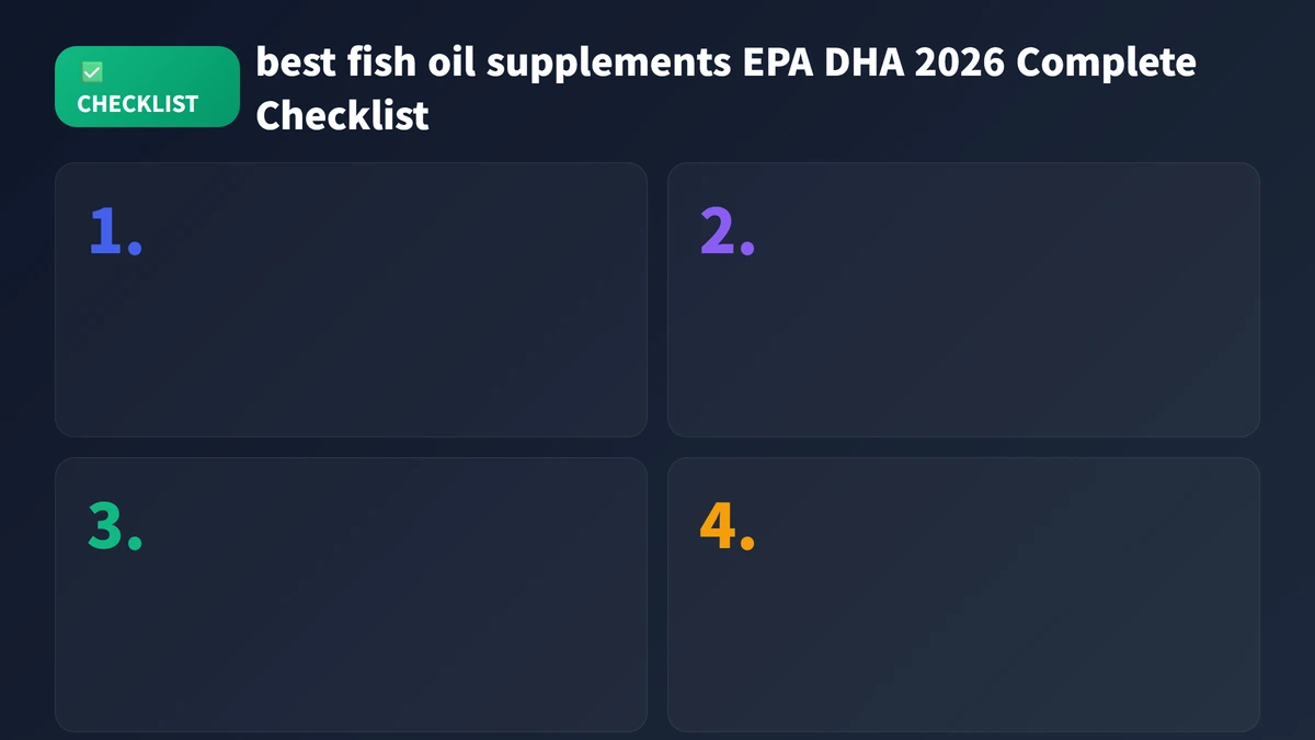 best fish oil supplements EPA DHA 2026 checklist guide 2026