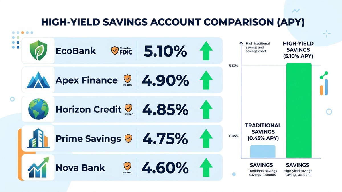 best high yield savings account 2026 infographic 2026