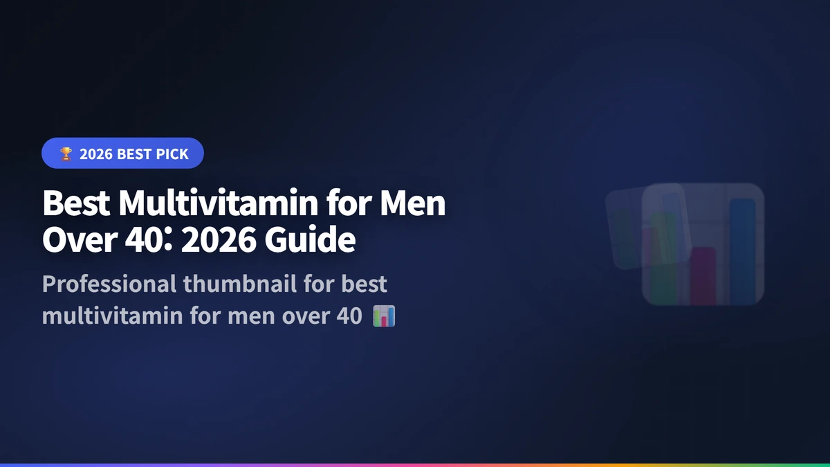 best multivitamin for men over 40 guide 2026