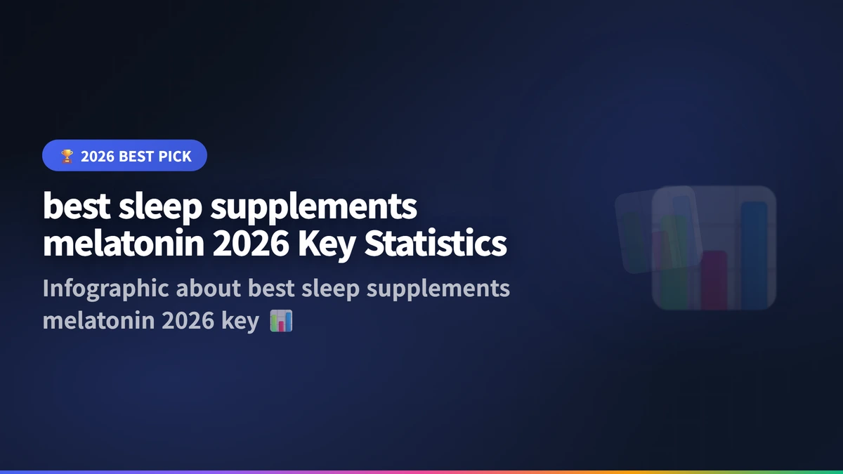 best sleep supplements melatonin 2026 infographic 2026
