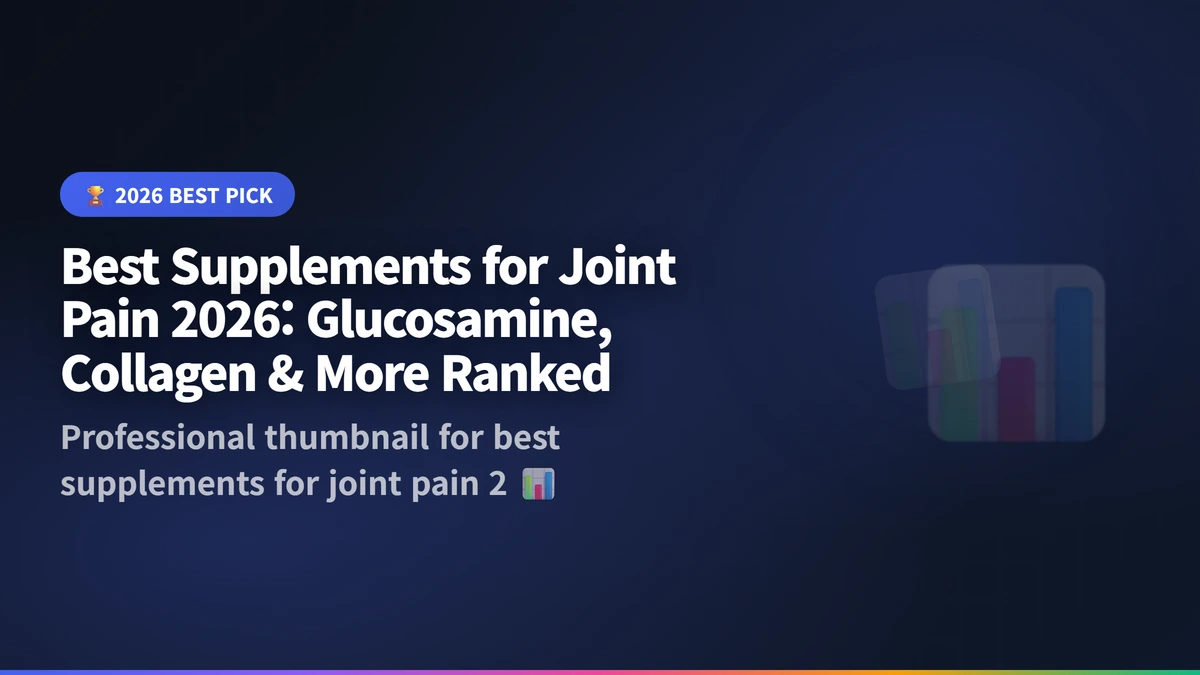 best supplements for joint pain 2026 guide 2026
