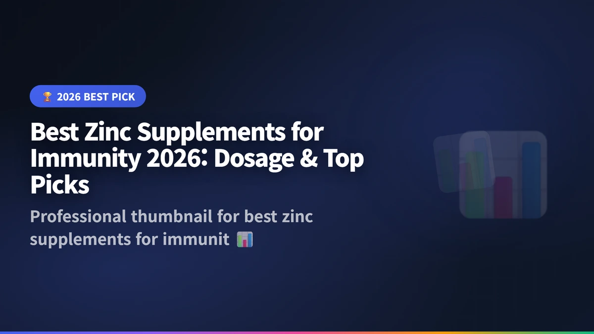 best zinc supplements for immunity 2026 guide 2026