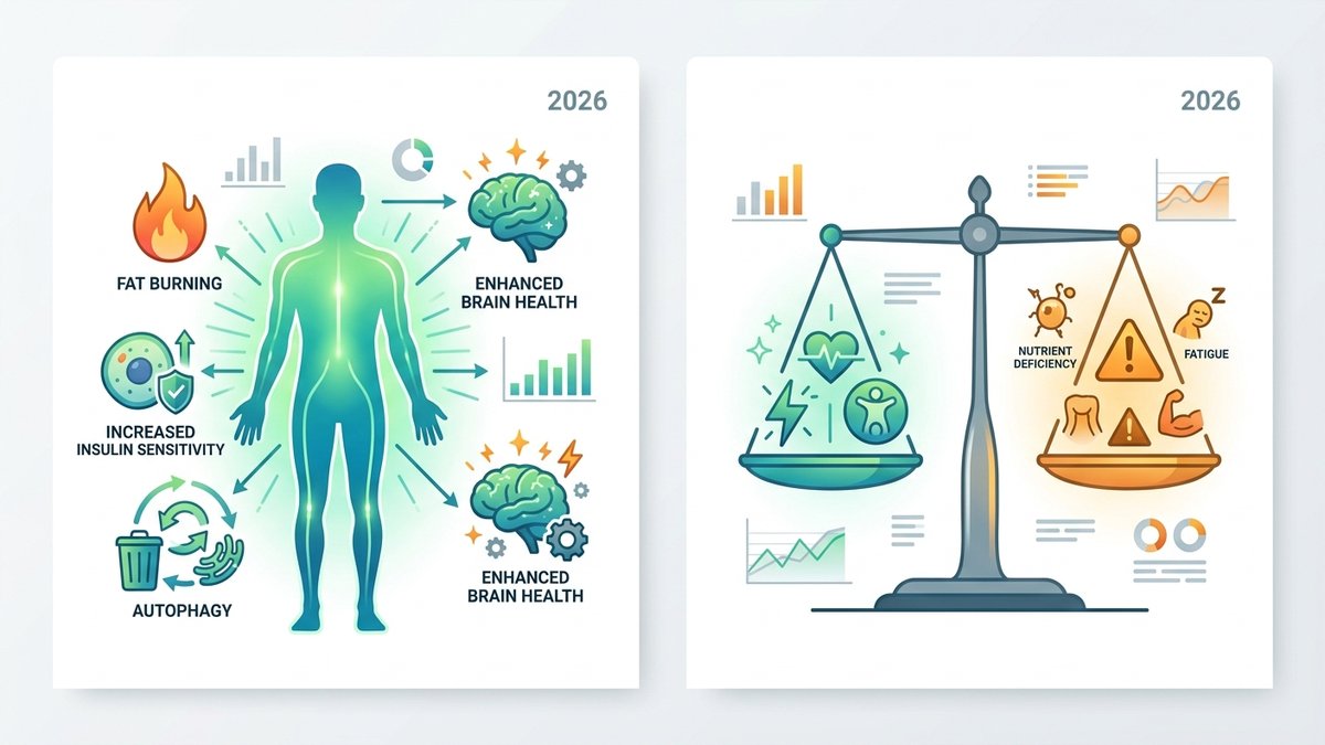 intermittent fasting benefits and risks 2026 infographic 2026