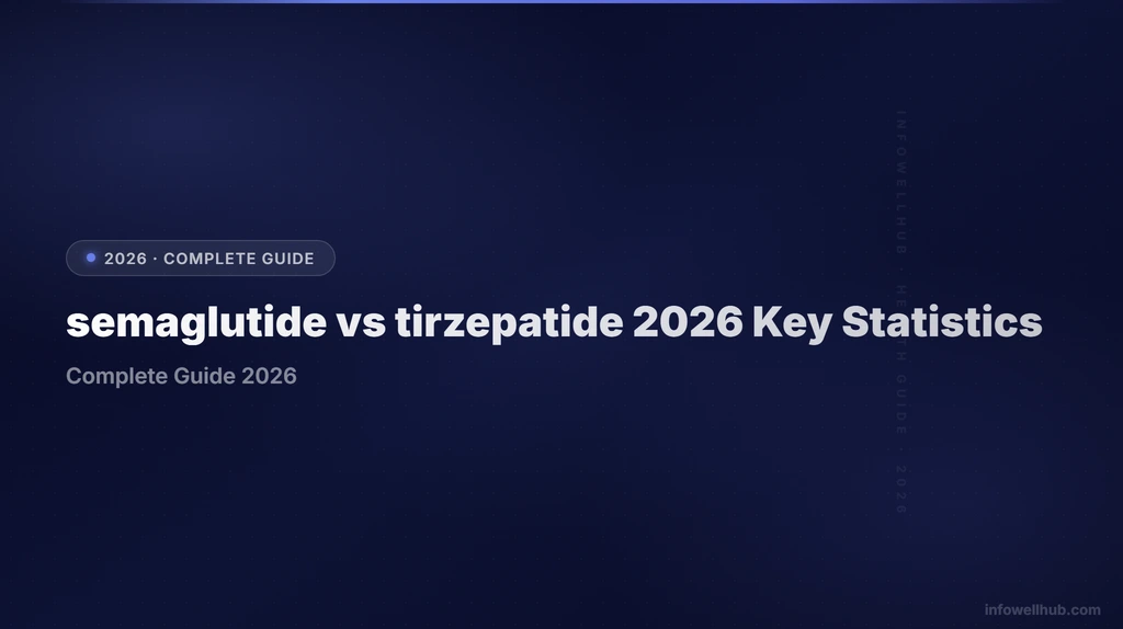 semaglutide vs tirzepatide 2026 infographic 2026