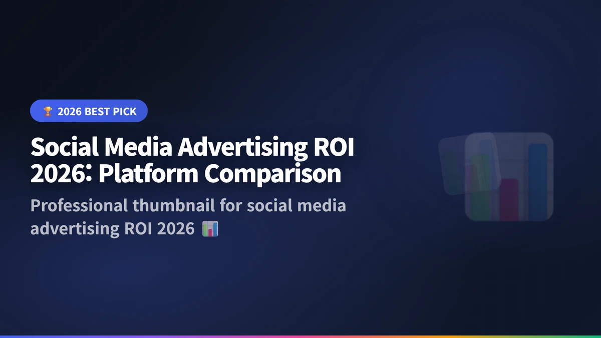 social media advertising ROI 2026 guide 2026