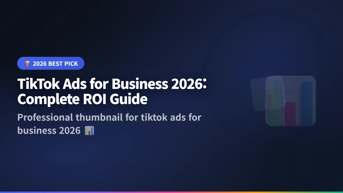 tiktok ads for business 2026 guide 2026