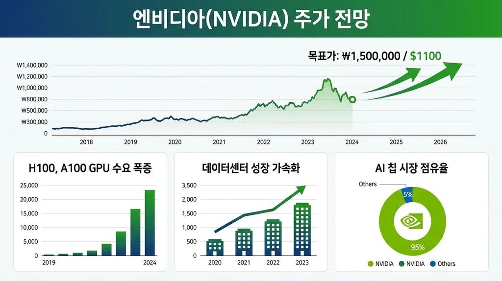 엔비디아 AI 칩 시장 점유율 차트 2026