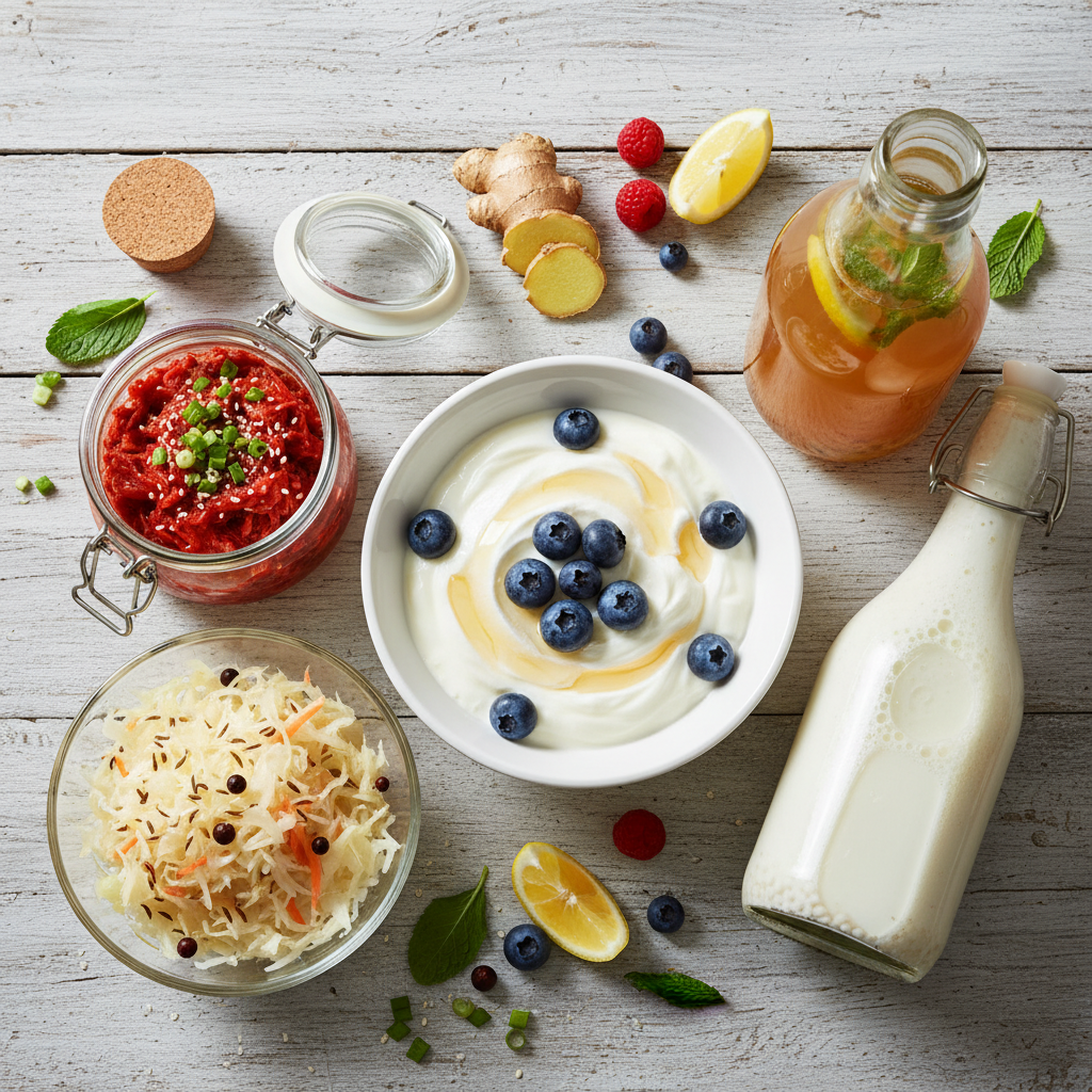 Prebiotic and probiotic food sources